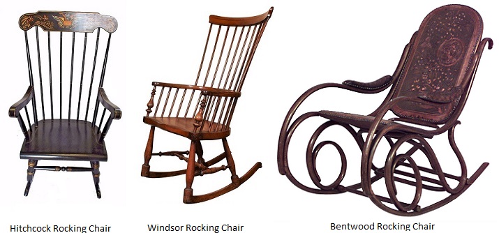 Types of antique online rocking chairs